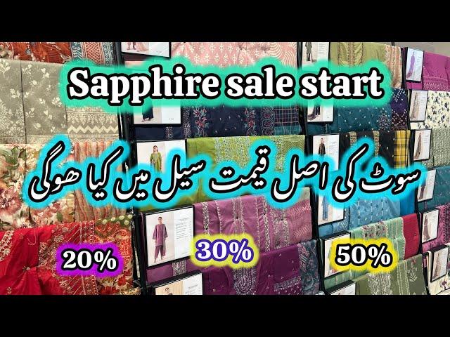 Sapphire sale today 2024 winter sale || glamour it