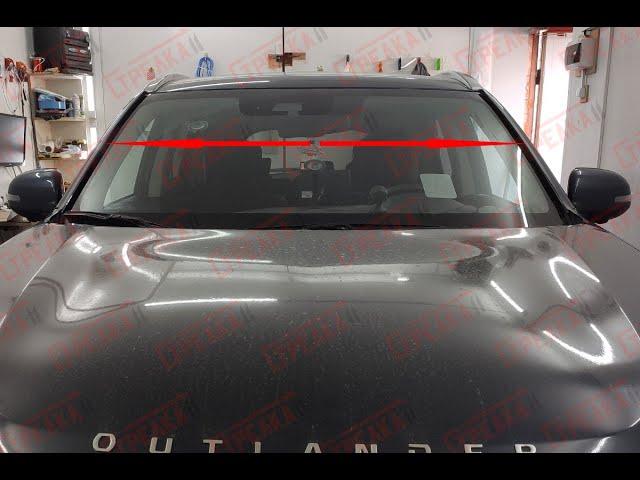 Дефлектор лобового стекла "Стрелка-2" MITSUBISHI OUTLANDER III c 2012г.в. - strelka11.ru