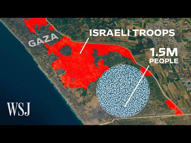 Mapping Refugee Movement in Gaza as Israel's Rafah Offensive Looms | WSJ