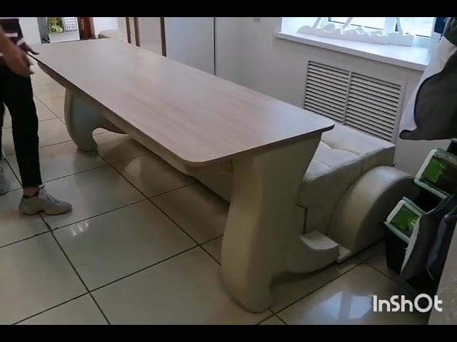 Диван Трансформер 3 в 1 ДИВАН+СТОЛ+КРОВАТЬ. Габариты 80х230х700см, спальное место 140х190см