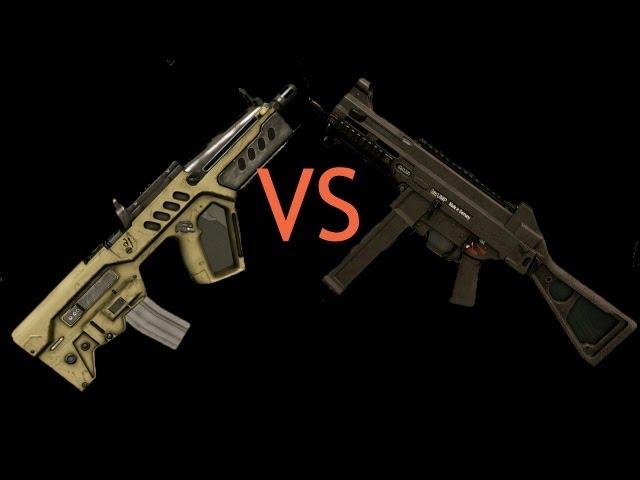 Warface: Tavor CTAR-21 vs H&K UMP  [Мармур vs АндПав]