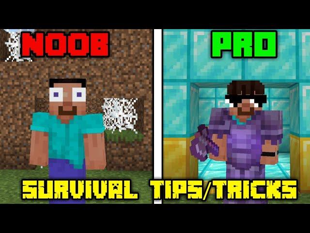 Minecraft Survival TIP You NEED TO KNOW | MINECRAFT PE!