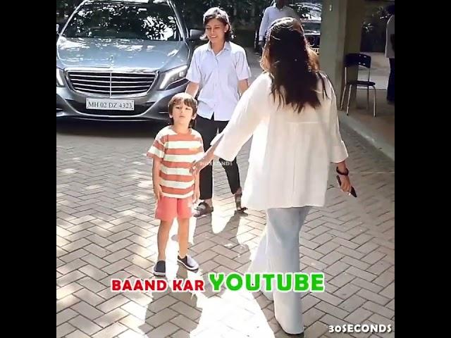 Taimur Ali khan Abusing Reporters #shorts