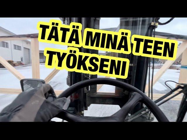 MITÄ TEEN TYÖKSENI? EI PERUS TRUKKIKUSKIN TEHTÄVÄ. UUSI HINURI HOMMATTU