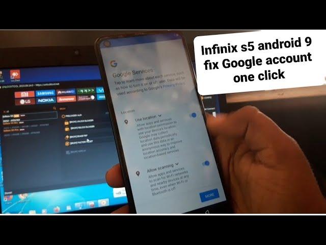 Infinix S5 Google account frp bypass with unlocktool