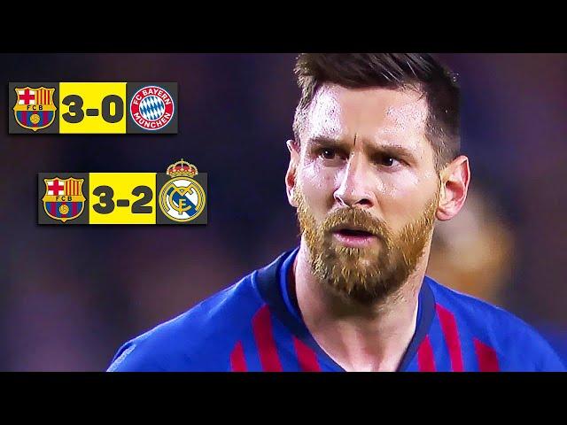 Lionel Messi TOP 10 Greatest Matches