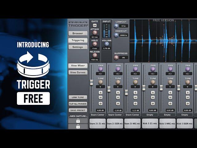 Trigger FREE Drum Replacer - Make Any Drum Sound Massive