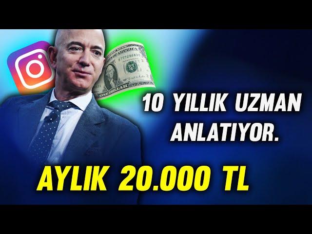 Aylık 20.000 TL Kazanıyorum! İnstagramdan Para Kazanma( Detaylı Video )