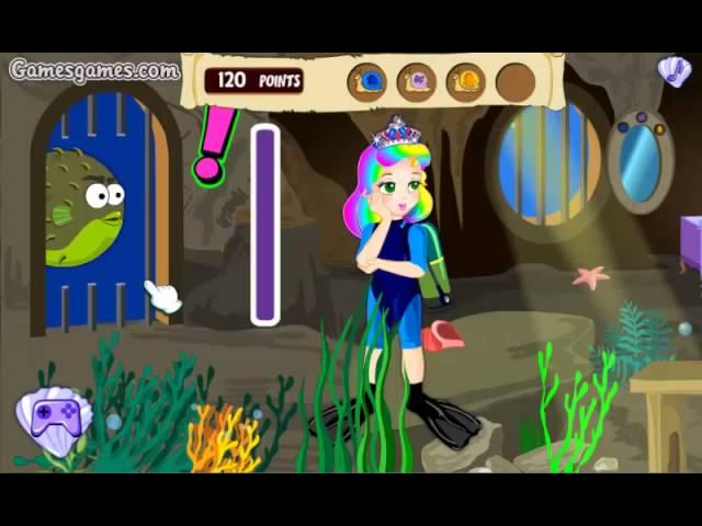 Princess Juliet Underwater Escape - Game Walkthrough