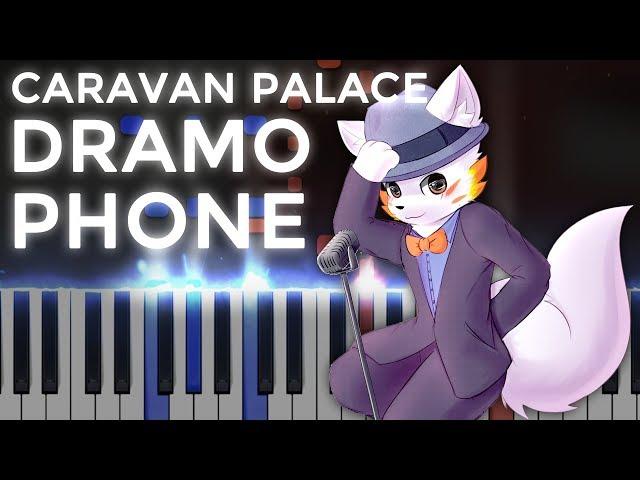 Caravan Palace · Dramophone | Ragtime LyricWulf Piano Tutorial on Synthesia