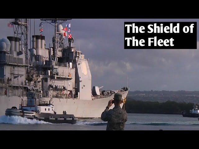 The Shield of the Fleet : Ticonderoga Class cruiser with Aegis Combat System #Shorts