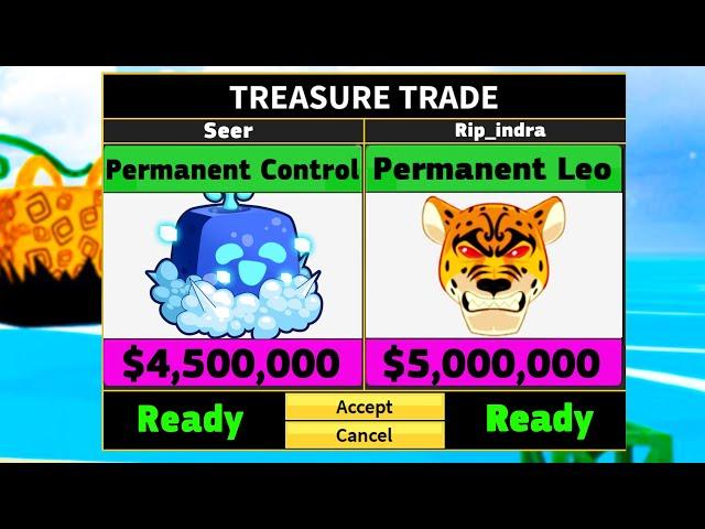 Trading PERMANENT CONTROL Fruit For 24 Hours! (Blox Fruits)