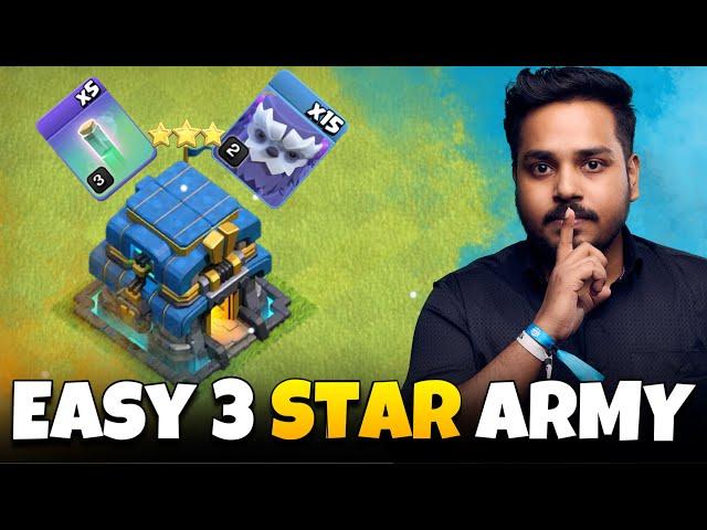 Clash of Clans Townhall 12 Attack Strategy | Th12 No Iq Easy 3 Star Army