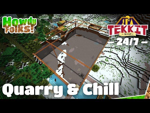 24/7 minecraft quarry + lofi beats  to chill, relax, study, etc...