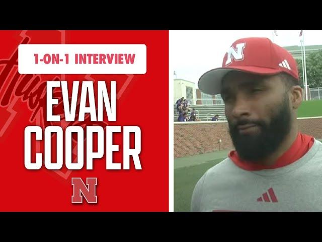 HuskerOnline chats one-on-one with Nebraska Football secondary coach Evan Cooper at UMHB camp I GBR