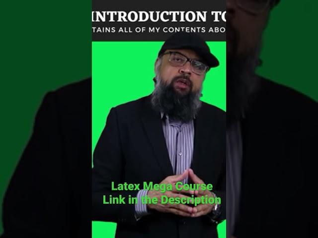 Latex Mega Course: The largest Collection of Training Videos on Latex System