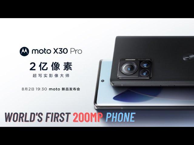 World's First 200MP Moto X30 Pro is Almost Here | Official Camera Specs