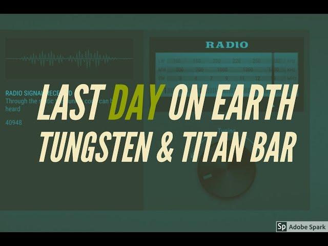 TUNGSTEN AND TITAN BAR LDOE!!