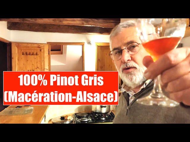 Dégustation vin - Pinot Gris - Macération - Pur Vin - Pierre Frick - Dégustation à l'aveugle