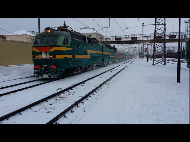 чудной ТЧМ! ЧС7-137 с поездом №4 Белгород - Москва, прибывает под зелёный на станцию Тула 1 Курская