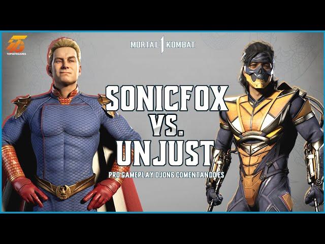 MK1: SONICFOX VS THEMIGHTYUNJUST | TAKEDA VS HOMELANDER | Pro Gameplay