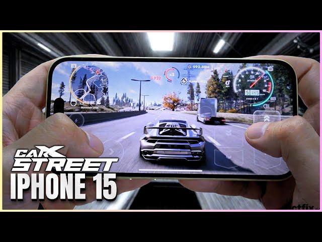 iPhone 15 CarX Street Gaming test | Apple A16