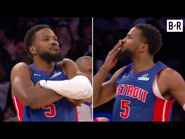 Malik Beasley Blows Kisses to Knicks Crowd After Back-to-Back Dagger Threes