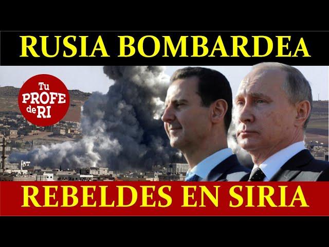 #RUSIA B0MBARDEA REBELDES EN SIRIA. EEUU, I$RAEL Y TURQUÍA QUIEREN LA CABEZA DE AL ASSAD