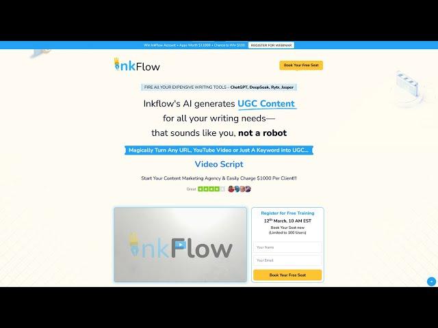 InkFlow AI OTO Review : All 5 OTOs’, Bundle Details +Links