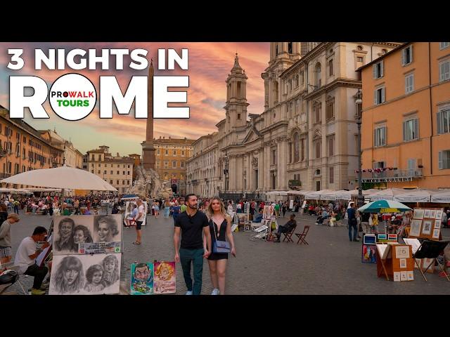 Three Nights in Rome 2024! - Walking Tour 4K60fps with Captions