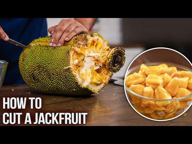 How To Cut A Jackfruit | Fresh Kathal Cutting | Best Kitchen Hacks | Fruit Cutting Skills | Varun