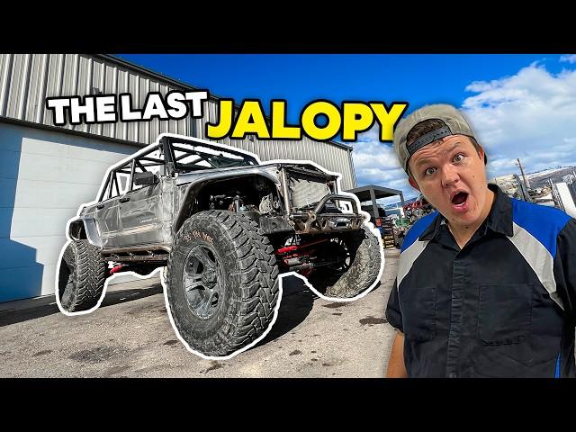 The Boss Caught The Jalopy Jeep On Fire….. Almost! 1 Day Till Off Road Games!