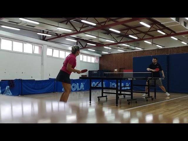 Tibhar Grass D.TecS OX  testing, training match points - table tennis 2019.