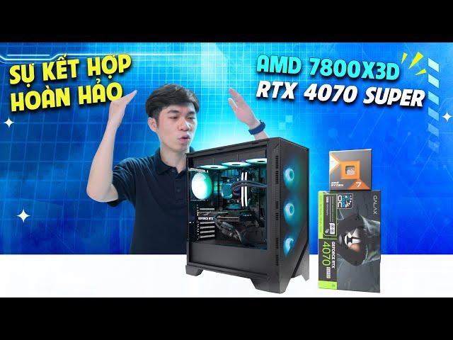 Bộ PC chuyên trị tất cả các thể loại GAME | PC 7800X3D vs 4070S