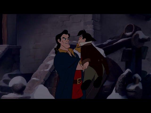 Beauty And The Beast(1991) - Gaston Pays Monsieur D'Arque To Detain Maurice In The Asylum