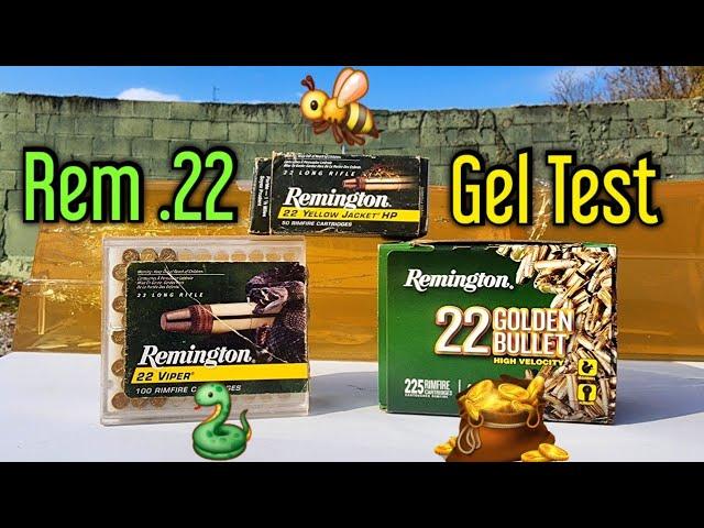 Remington Yellow Jacket vs Viper vs Golden Bullet Ballistic Gel Test & Review