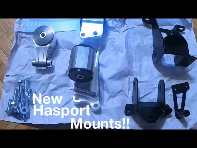 Hasport mounts unboxing/install (06-11 Honda Civic Si ) pt 2