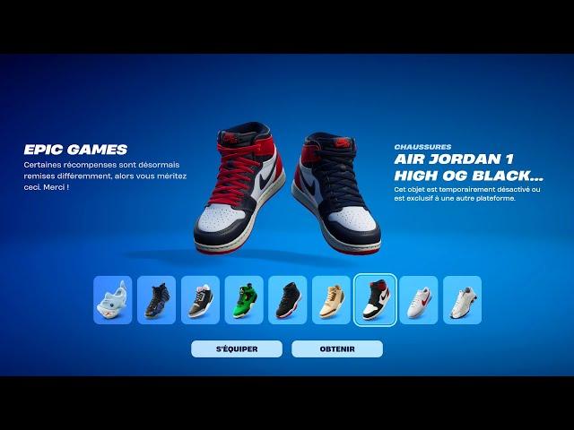 Comment utiliser les CHAUSSURES sur Fortnite !!