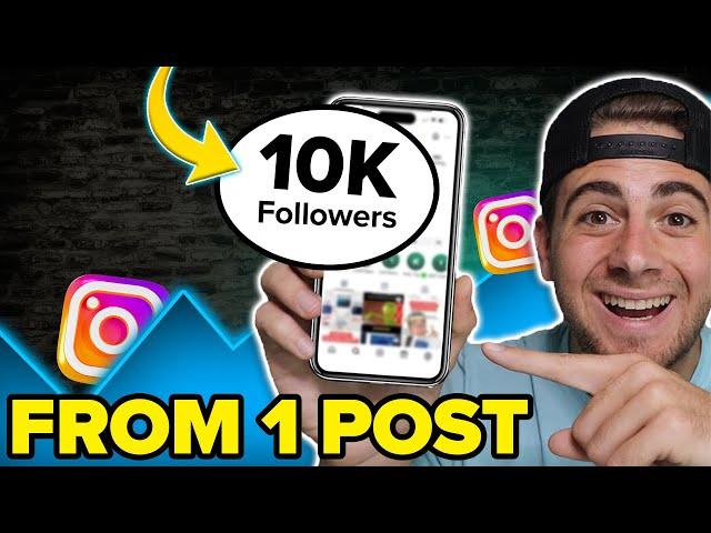 How To Grow 10K REAL Followers on Instagram in 24 Hours (NEW POST TYPE)