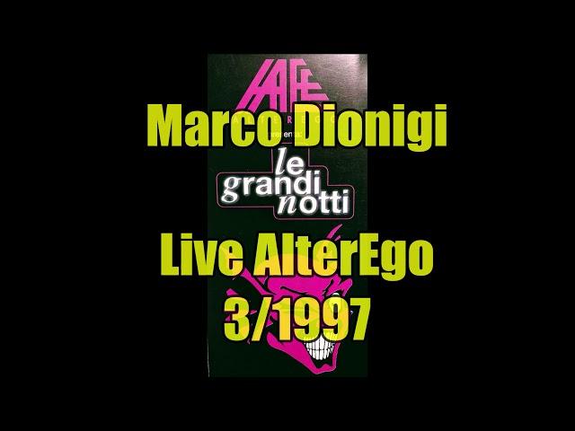 Marco Dionigi live@AlterEgo Club 3/1997