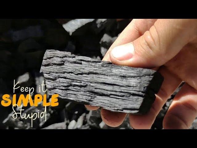 The Easiest Way to Make Backyard Charcoal