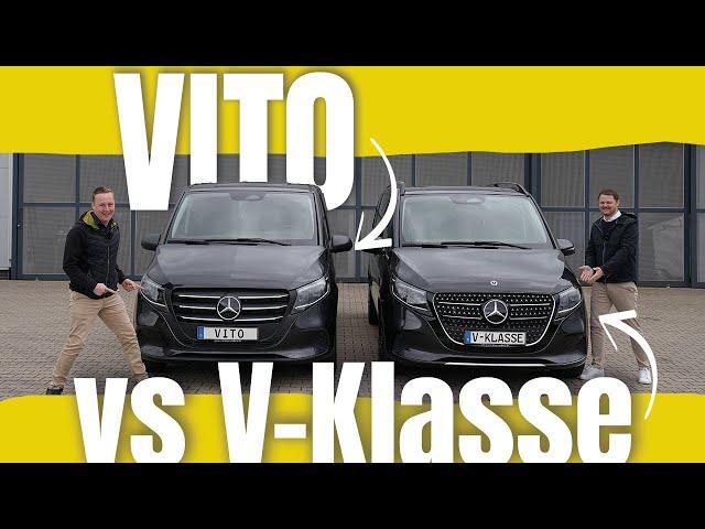 Der große Vergleich: VITO Tourer vs. V-KLASSE 