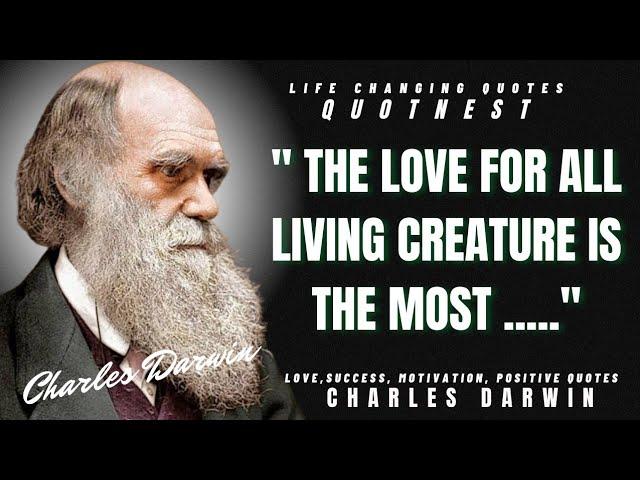 Top 20 Brilliant Charles Darwin quotes that everyone should know | Life Changing Quotes #kuotes