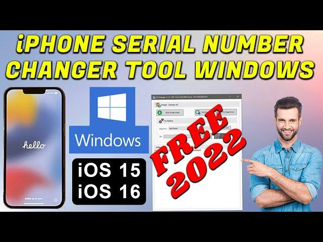 iPhone Serial Number Change Windows Tool Bypass Hello Screen | How To Change SN iCloud Bypass 2022