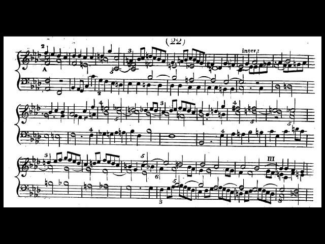 C.C. Hachmeister - Fuga a 6 soggetti (Sextuple Fugue) in F minor