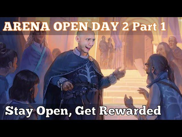 Stay Open, Get Rewarded | Arena Open Day 2 Part 1 | Lord of the Rings Draft | MTG Arena