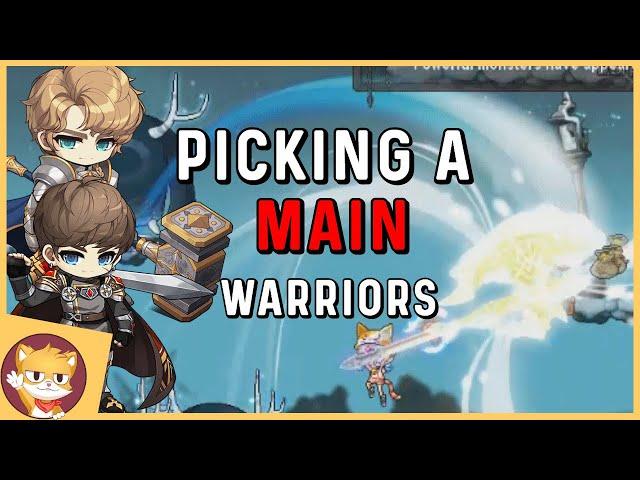 Picking A Main | All Warrior Classes | MapleStory 2022 Post Destiny