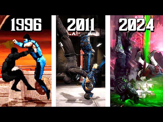 The Evolution of Noob Saibot's Teleport Slam! (1996-2024)