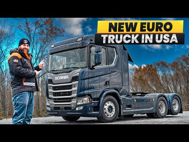 The First Brand-New Scania Arrives in the USA! Making History