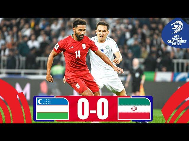 Goalless again! | Uzbekistan - IR Iran | Highlights | #AsianQualifiers - Road To 26